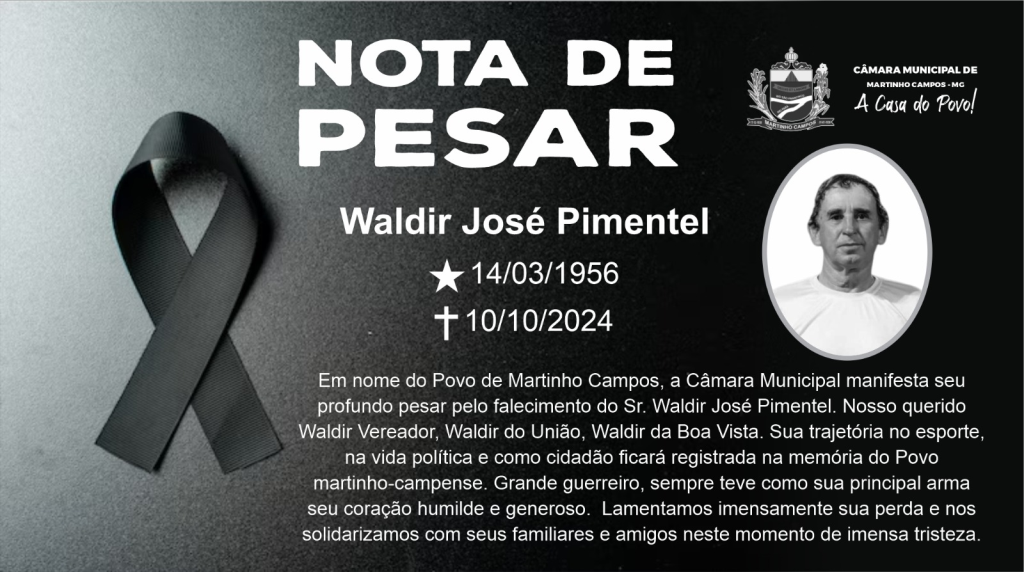 NOTA DE PESAR