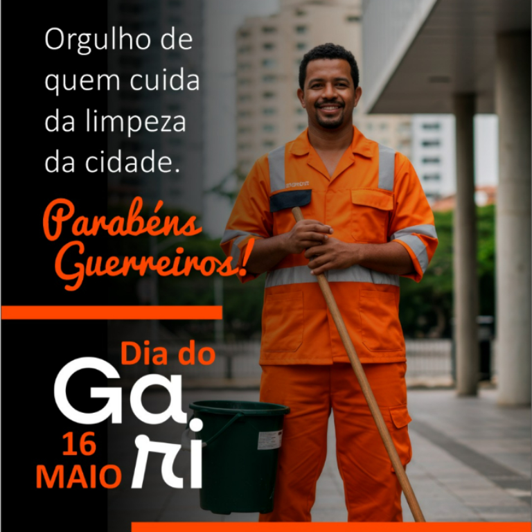 Dia do Gari: gratidão a quem cuida da nossa querida Martinho Campos